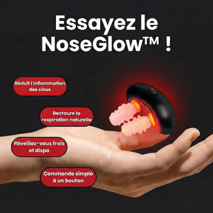 NoseGlow™ 2.0 - Thérapie Nasale par Lumière Rouge